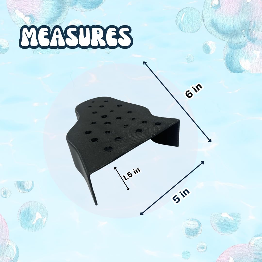 REEFSHAPE Aquarium Shrimp Breeding Cave | Protector for Shrimp Tanks | Aesthetic & Functional Viewing Cave for Shrimp & Other Aquatic Pets | Made in USA (Breeding Cave, Black)