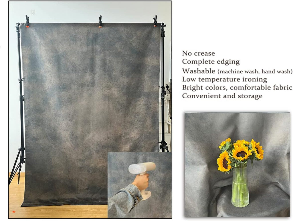 5x7ft Dark Brown Mottled Texture Photography Backdrop for Portrait Photo Studio Prop Abstract Background for Photographyer
