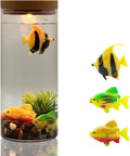 Aquarium Water Lamp, Fish Tank Style Decorative Lamp with Artificial Fish & Plants, LED Ambient Light for Home, Office, Bedroom, Relaxation & Unique Gifts