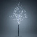 4 Ft Silver Fairy Light Tree Artificial Tree Bedrom Décor Indoor Tree, 390 Cool White LED Lights