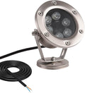 LED Pond Light Submersible Waterfall Fountain Underwater Light 12W 12V Warm White Color for Outdoor Home Garden Patio Pond