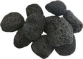Tfwadmx 10 Pack Aquarium Black Lava Rock Fish Tank Volcanic Pumice Stones for Fish Shrimp Betta(1.18''-1.96'')