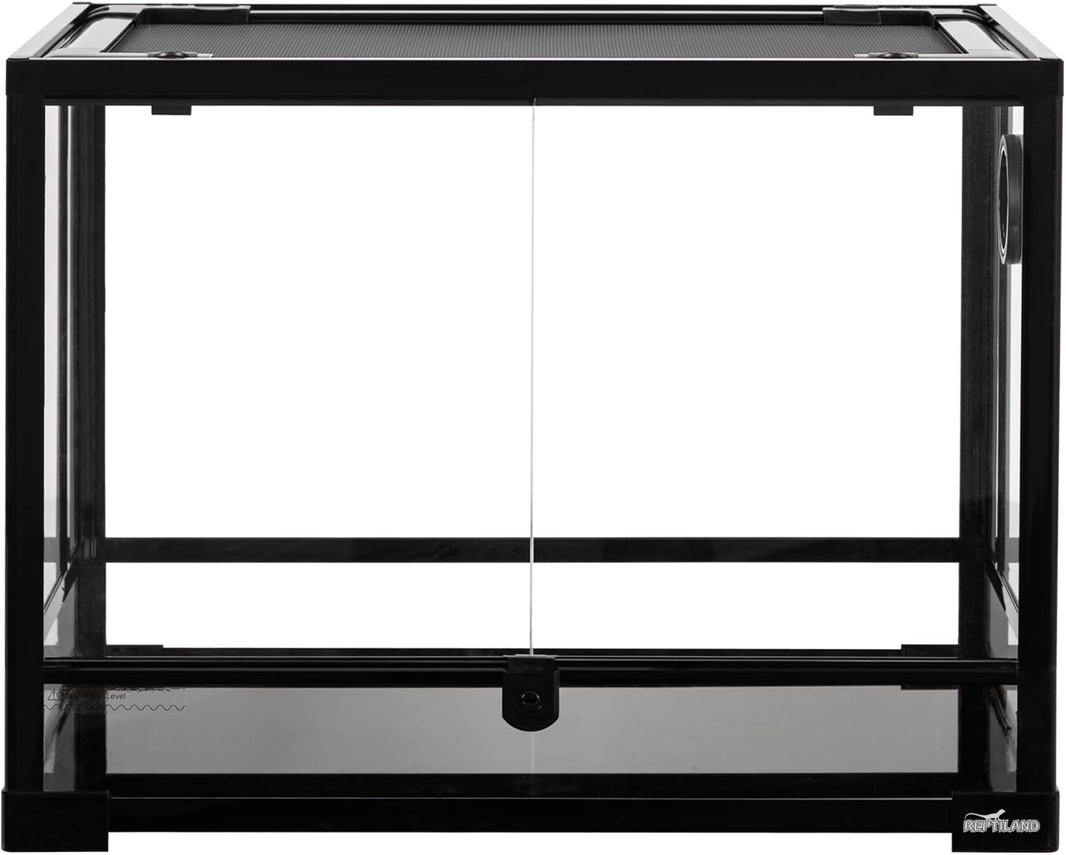 Trixie 32 Gallon Glass Terrarium, Double Hinged Doors, Mesh Top, Waterproof Base