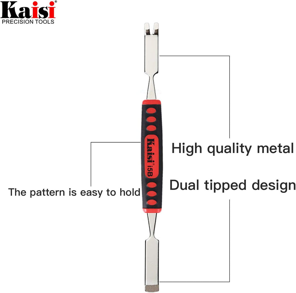 Precision Tweezers Set, Kaisi 10 PCS ESD Tweezer Set, Anti-Static Stainless Steel Tweezers Kit Curved Tweezers for Craft, Jewelry, Electronics, Laboratory Work