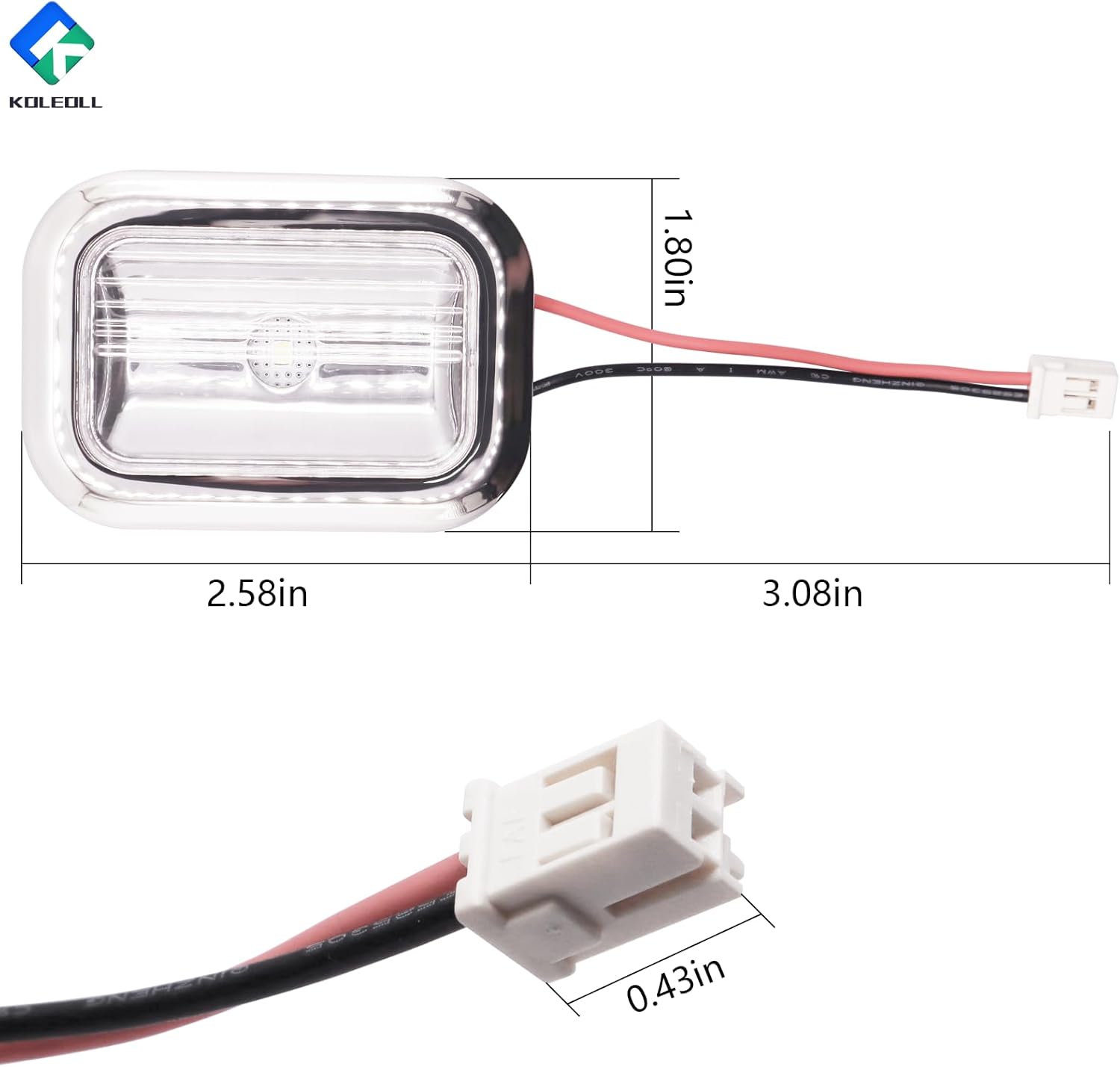 5 Pack W11462342 Refrigerator LED Light Module Compatible with Whirlpool Kitchenaid W10607479 W10843339 W10908166 4959065 AP6989197 PS16218086