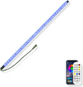 Gepas LONGRUNNEW Replacement 23.6'' LED Light Strip Color Changing for Waterfall Spillway Pool Fountain with Adapter, Remote Control Designed