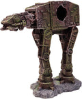 Fish Tank Decorations at-at of Star Wars Aquarium Decorations Betta Fish Tank Accessories for Sleep Rest Hide and Play (M)