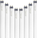 24 inch F17T8/830 17 Watts Light Bulb Warm White, 2 Foot Straight Fluorescent Tube T8 Tube Light F17T8/WW, 1500 Lumen G13 Medium Bi-Pin Cap 8 Pack