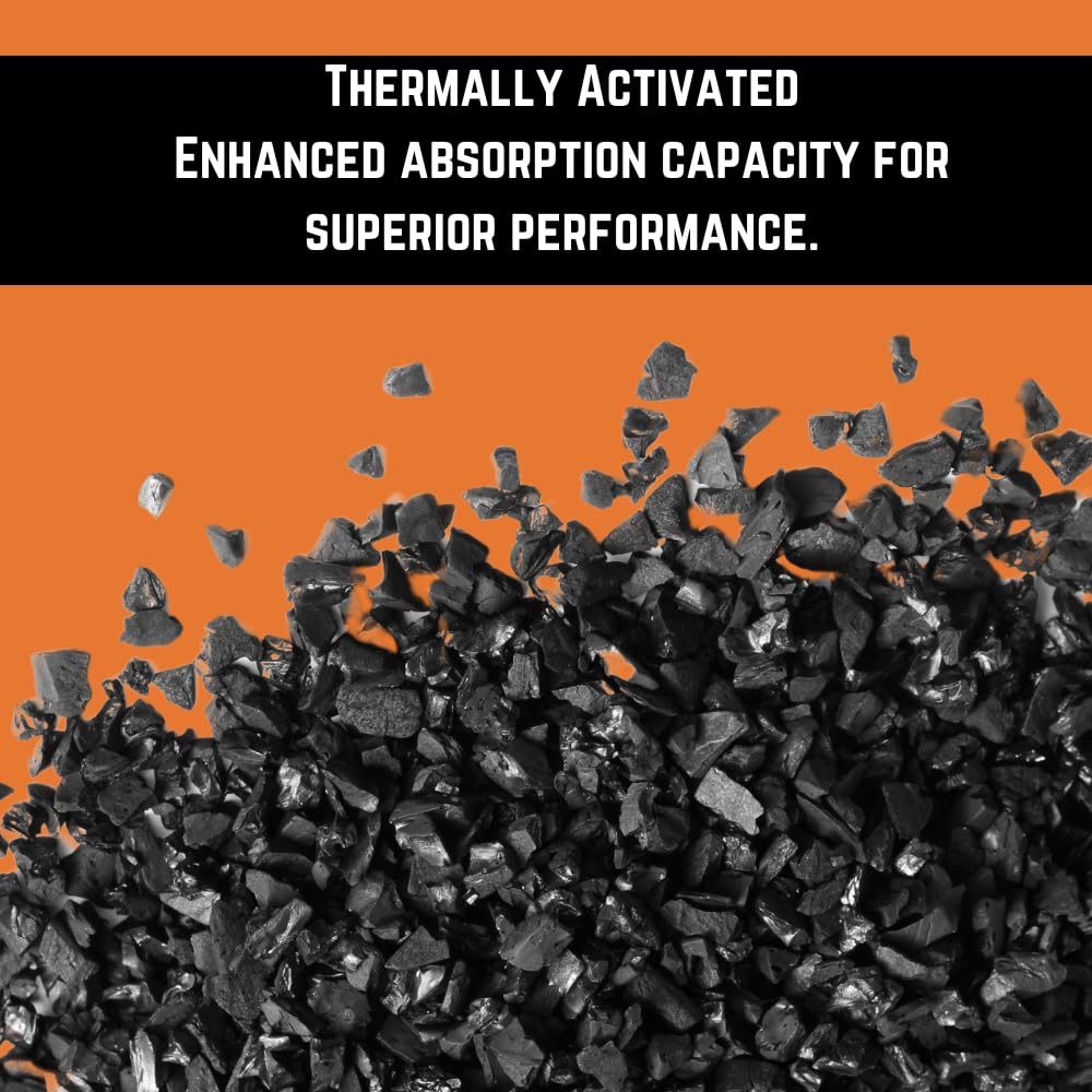 Carbon for 3D Printing & Laser Fume Filtration | Activated Carbon Depot | Low-Dust 3D Printer Filter Replacement Media | Thermally Activated GAC (27.5, Pounds)
