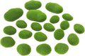 20PCS Artificial Moss Rocks Decorative, 2"- 4" Green Moss Balls, Moss Stones, Fake Moss Decor for Floral Arrangements, Fairy Gardens and Crafting