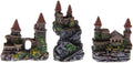 Aquarium Resin Decoration for Fish for Tank Rock Cave Small Hideouts European Castles Ornaments Supplies Driftwood