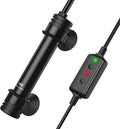 NICREW 50W Aquarium Heater with Temperature Adjustable Controller & Dual Sensors, 5-10 Gallon Submersible Fish Tank Heater, Overheat Protection