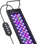 SEAOURA Aquarium Plant Growth Light for 48-54in Freshwater Tank, Full Spectrum LED Lights, 6H/8H/12H Timer, WRB 3 Channel Customizable, 10 Brightness & 11 Colors, Adjustable Bracket - 42W