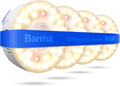 Barrina Orbgrow OG09 Puck LED Grow Light with 660nm Red LEDs, 36W(4 x 9W, 540 Watt Equiv), Plant Lights for Indoor Plants Full Spectrum, Magnetic & Linkable, Small Grow lamp for Plant Shelf, 4 Packs