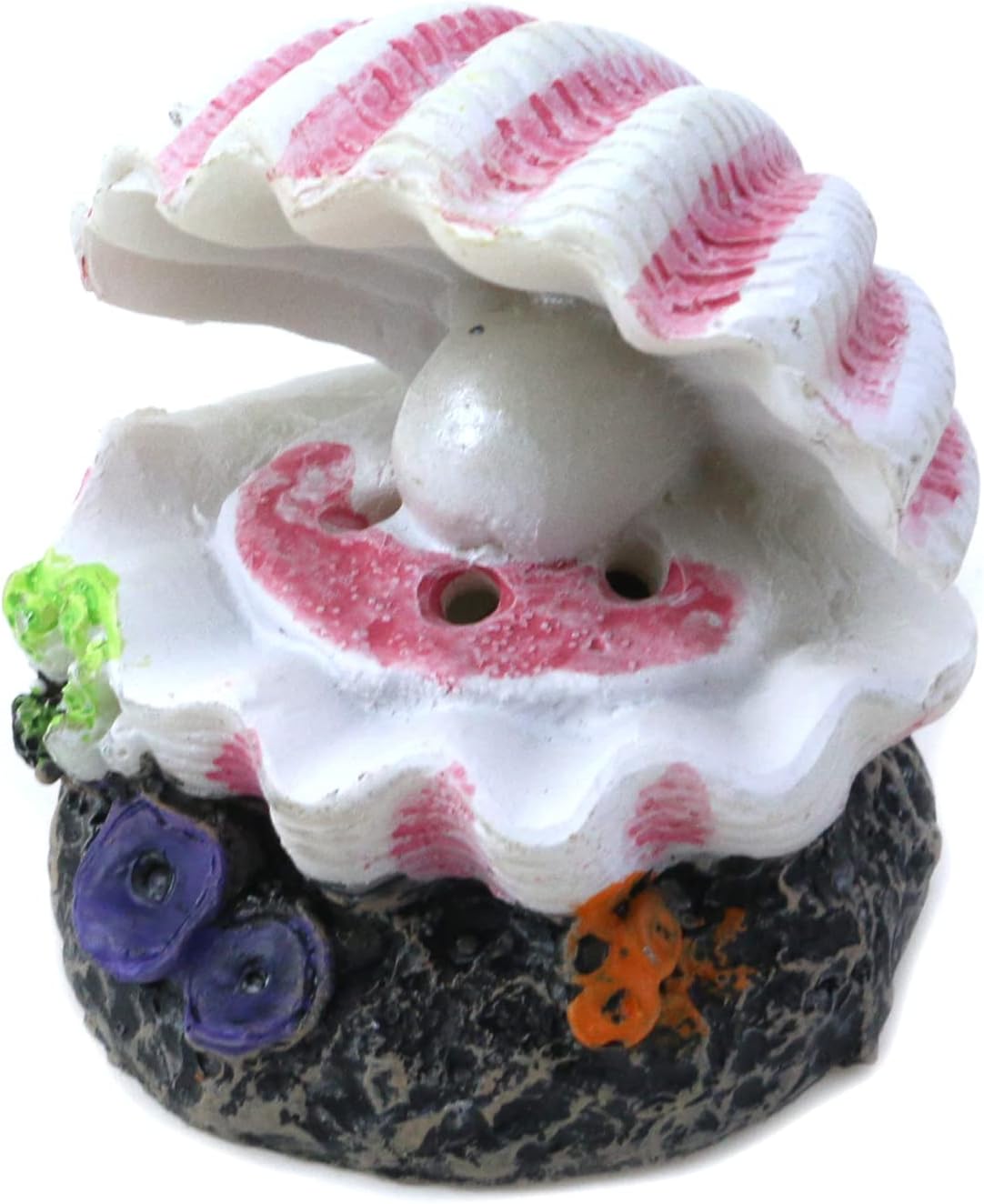 Aquarium Volcano with Air Stone Bubbler Volcano Ornament Fish Tank Bubble Maker Aquarium Air Bubbling Airstones