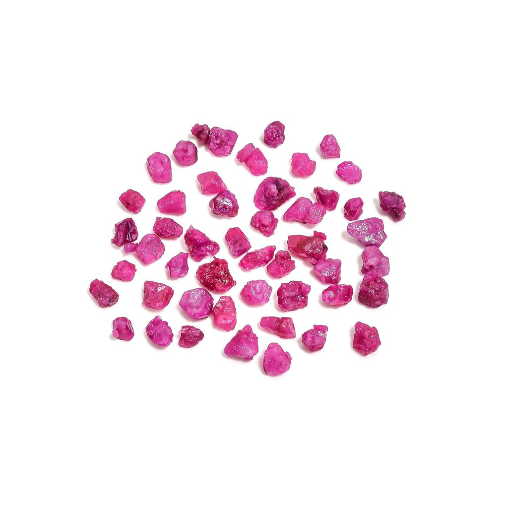 100 carats Raw Ruby Rough Gemstone, Natural Crystals, Healing Stones, Wholesale Lot, Jewelry Making Supply, Stone, Strength Stone, 7 to 10mm