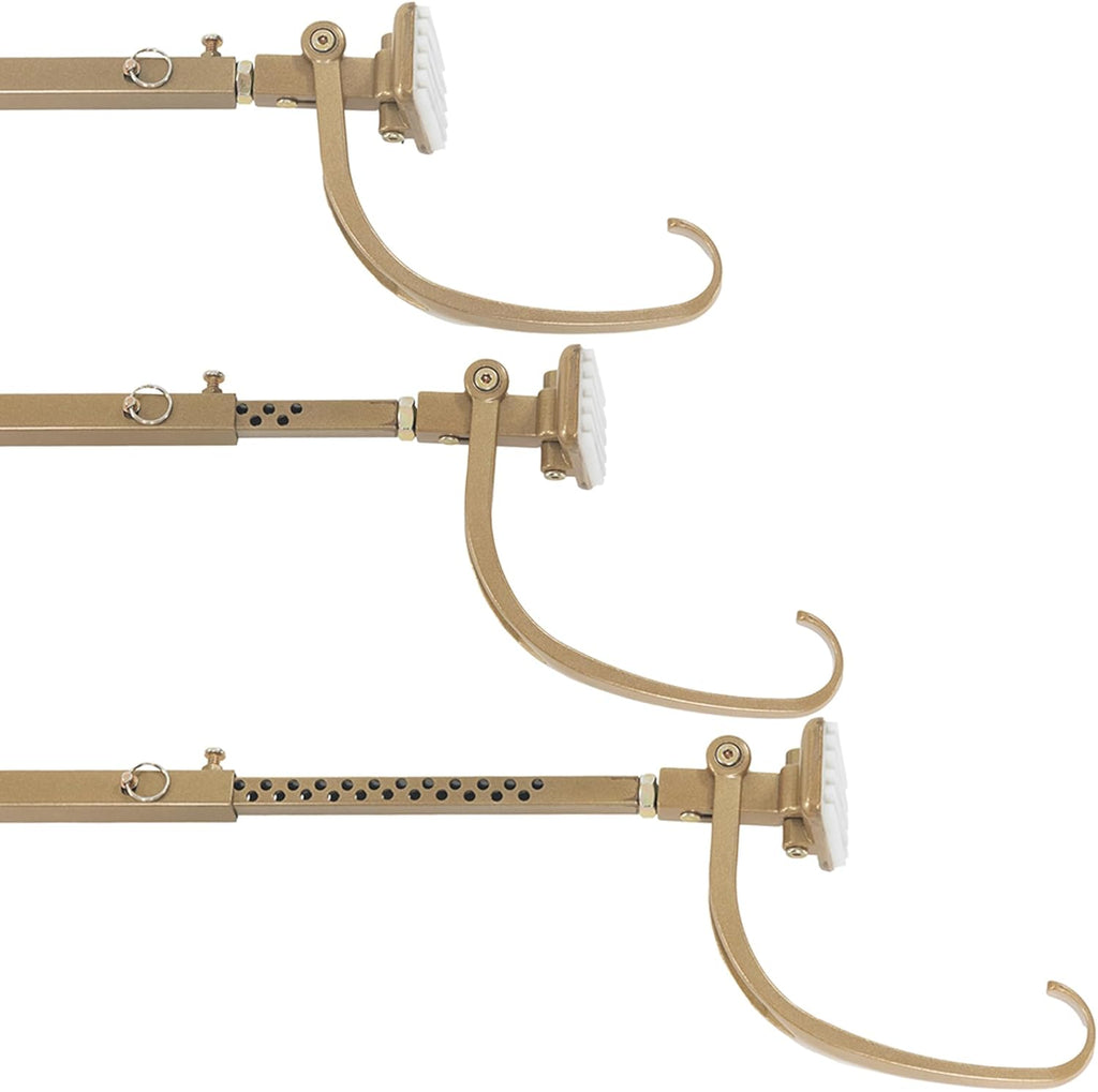VILLAGE LIGHTING COMPANY [Front Door Garland Hanger] - Adjustable to Different Door Widths | Heavy-Duty Cast Iron | Decorative Christmas Decor | No Nails, Screws, or Damage