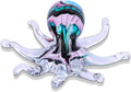 LCCCK Glass Octopus Statue Home Decor, Hand Blown Glass Decor Ocean Figurines Octopus Sculpture, Murano Art Office Desk Paperweights Fish Tank Aquarium Sea Animals Christmas Birthday Gift (Pink)