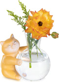 Plant Propagation Stations with Cat Statue: Glasseam Propagation Vases for Plants - Creative Animal Hydroponic Terrarium for Home Decor - Fun Propagation Jars Gifts for Women Plant Lovers Cat Parents