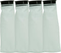 2.75 inch Filter Sock - 4 Pack Waterbox Compatible Cleaner with Black Rim; Eshopps Compatible; 225 Micron Filter Sock; Saltwater Aquarium Socks; Works with Freshwater and Saltwater