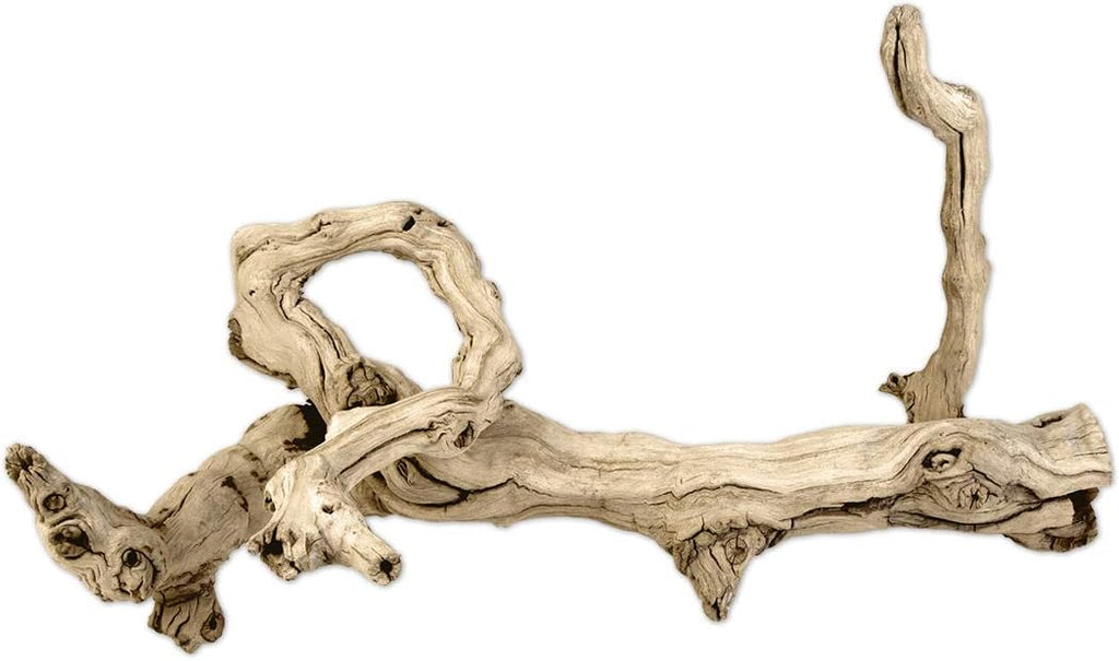 Koyal Wholesale 18" Natural Grapevine, Sandblasted Reptile Wood Branches, Terrarium Grapewood, Reptile Branch, Grapewood Branch, Grapevine Wood for Wedding Centerpieces, Branch Decor