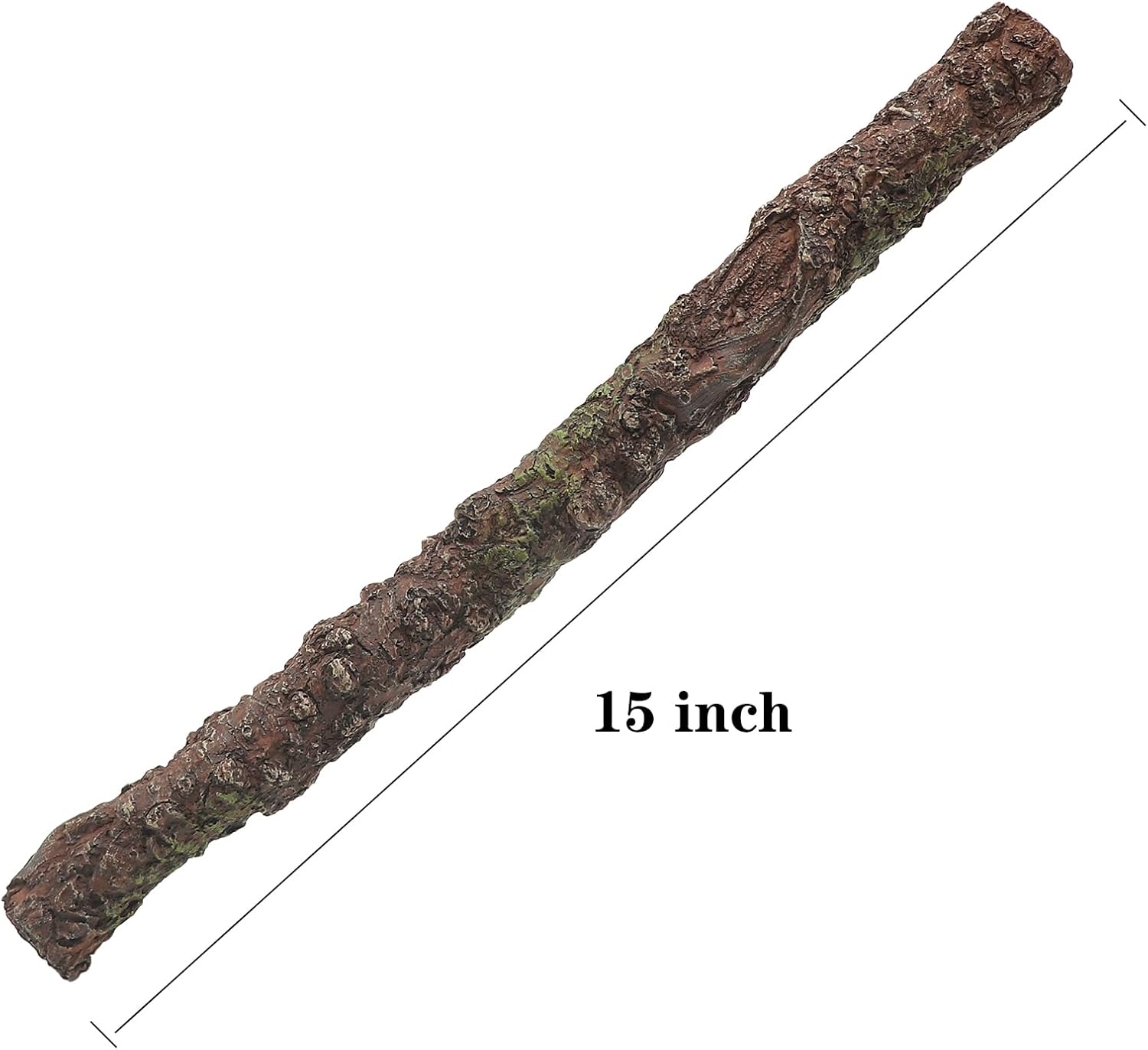 AQUA KT Reptile Climbing Stick Corner Tree Branch for Lizard Bearded Dragon Snake Hermit Crab Leopard Gecko Tree Frog Climber Accessory Terrarium Habitat Decoration