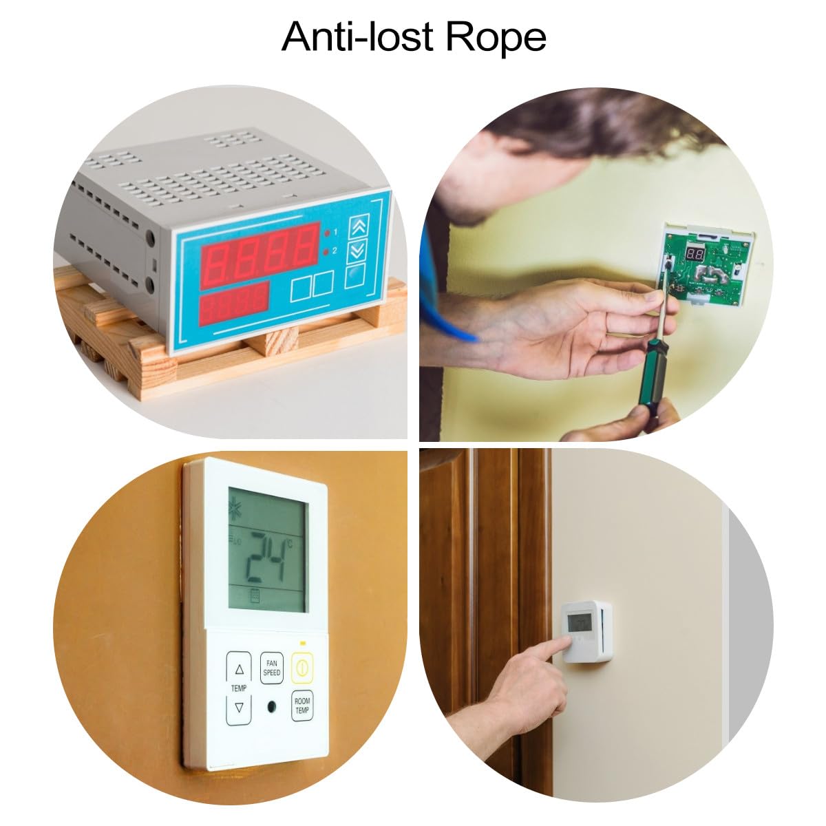Dual Digital Display Temperature Controller Module Dc Electronic Thermostat with Sensor High Precision Temp Control Board for Cooling and Heating Systems