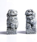 Smoothedo-Pets Fish Tank Decorations Aquarium Decoration Mini/Pair Size Ornaments Accessories Fish Hides Asian Garden FengShui Beast Dog Mini