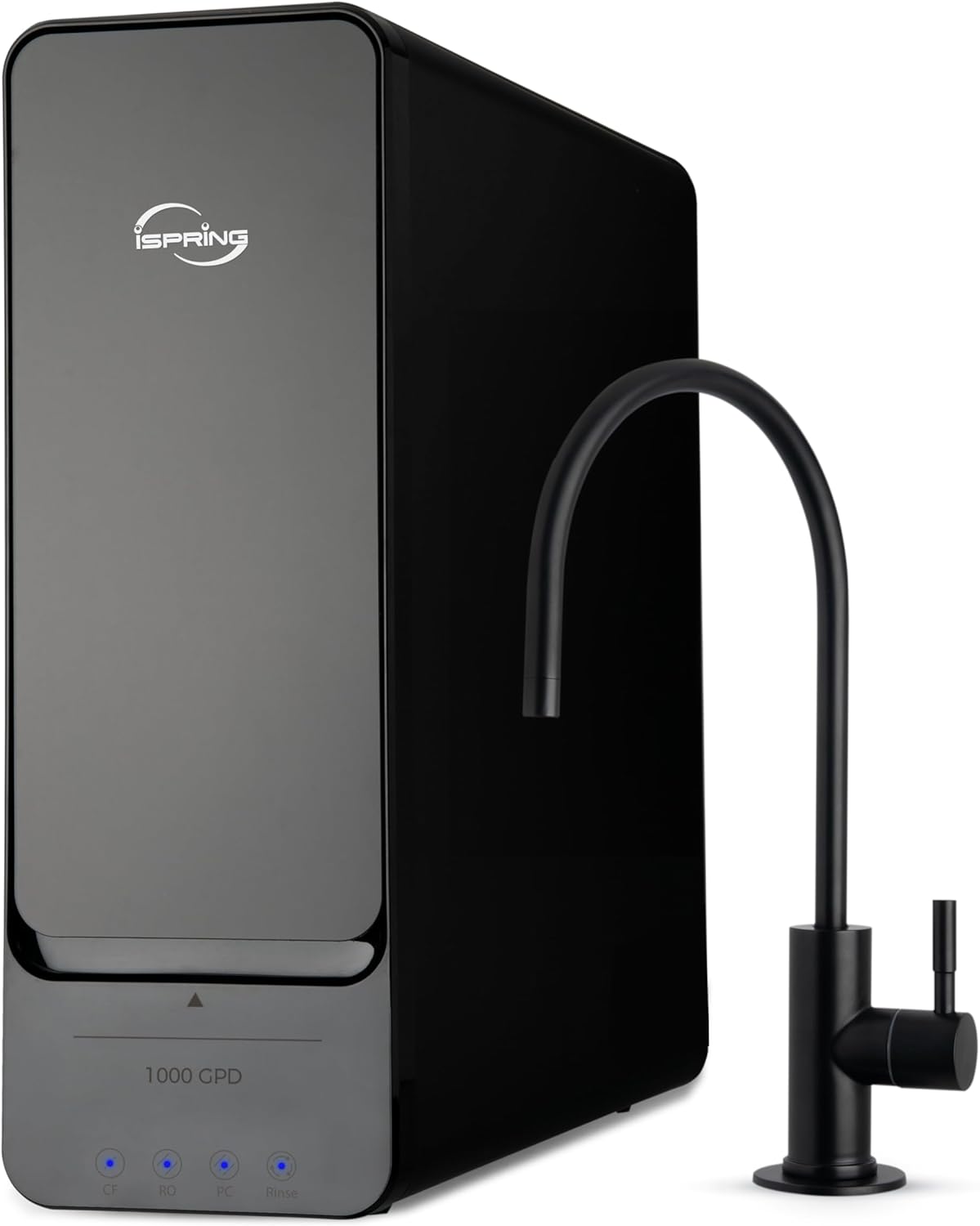 iSpring RO1000-ORB Tankless Reverse Osmosis Water Filtration System, 1000 GPD Fast Flow