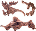 3-Piece 6-10 inch Natural Aquarium Driftwood Decorations - Aquascape Decor for Fish Tanks, Betta Hideouts, Reptile Enclosures & Plant Attachment