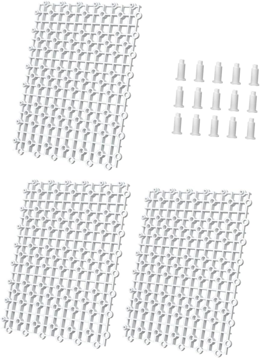 1set Fish Tank Bottom Isolation Tray Aquarium Divider for Breeding Separation Includes Filtering Plates Support