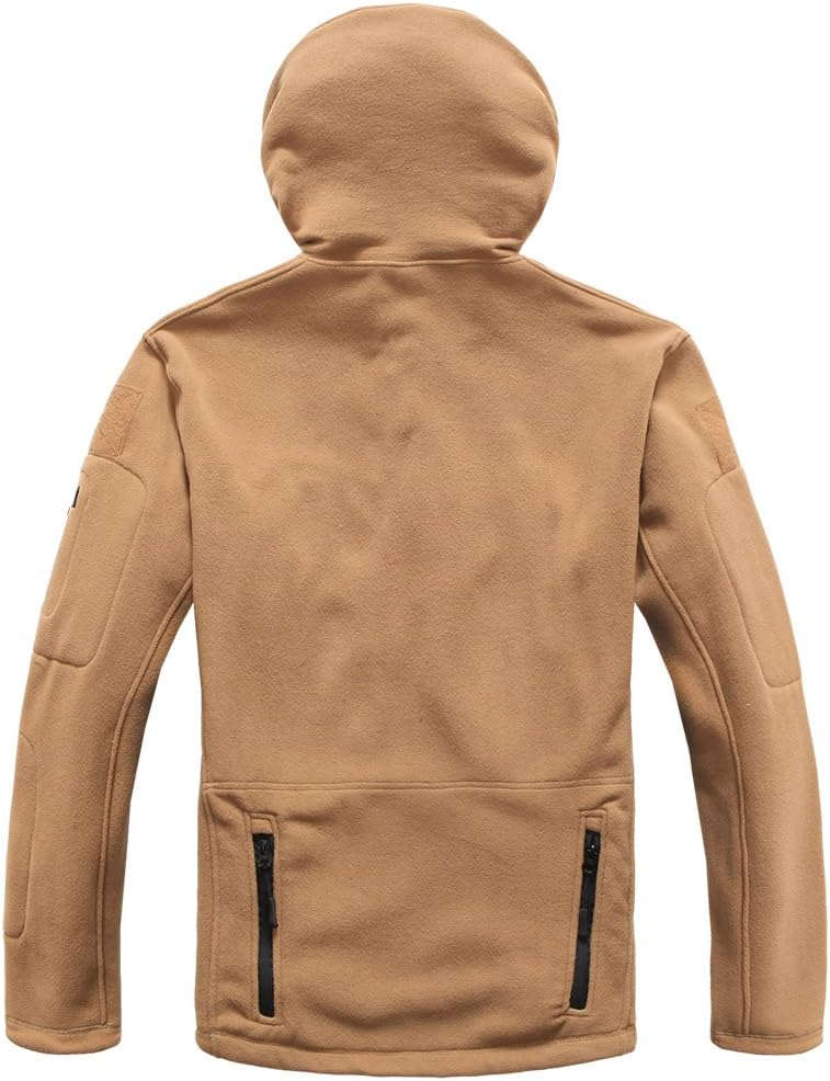 ReFire Gear Men's Warm Military Tactical Sport Fleece Hoodie Jacket