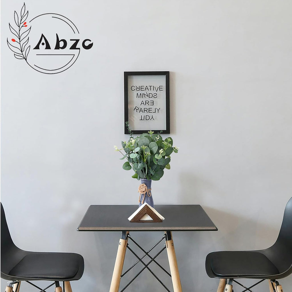Abzo 90 Pcs 3 Kinds Mixed Eucalyptus Stems Bulk Artificial Eucalyptus Leaves Sprays Faux Oval Eucalyptus Greenery Stems for Wedding Vase DIY Bouquets Bouquet Floral Arrangement Home Decor