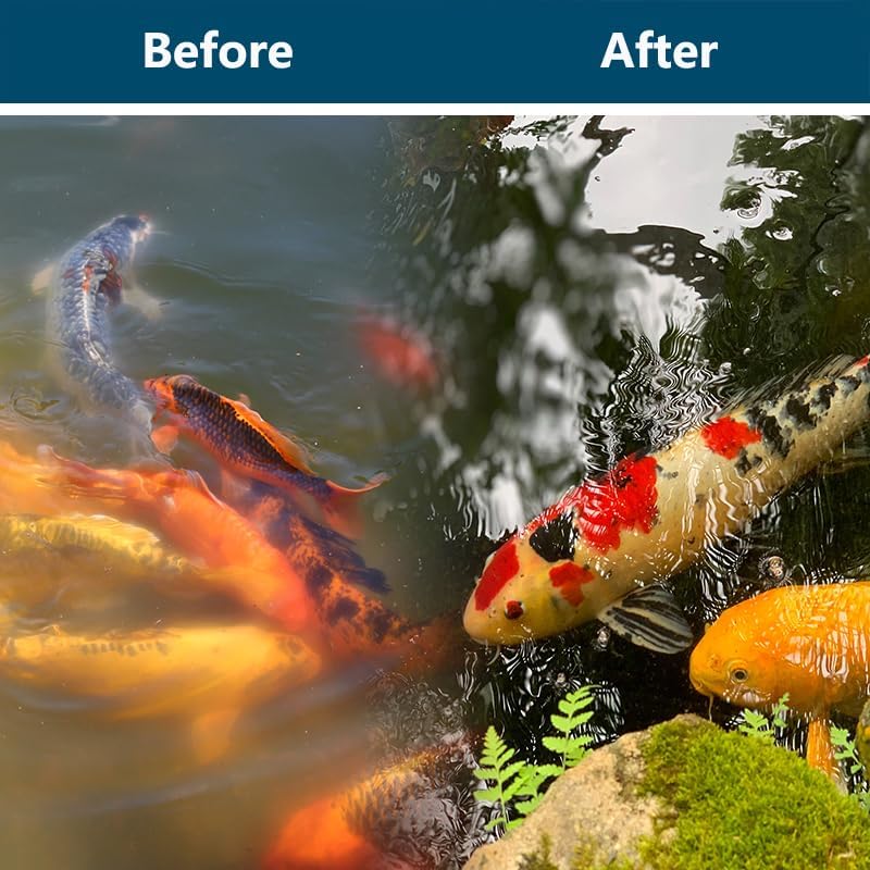 RINOO 50 Count 3 Inch Large Bio Balls Filter Media - Durable Fish Pond Filter Media Balls - Water Garden Aquariums Filter - Pond Media Filter Balls Bulk with No Mesh Bag