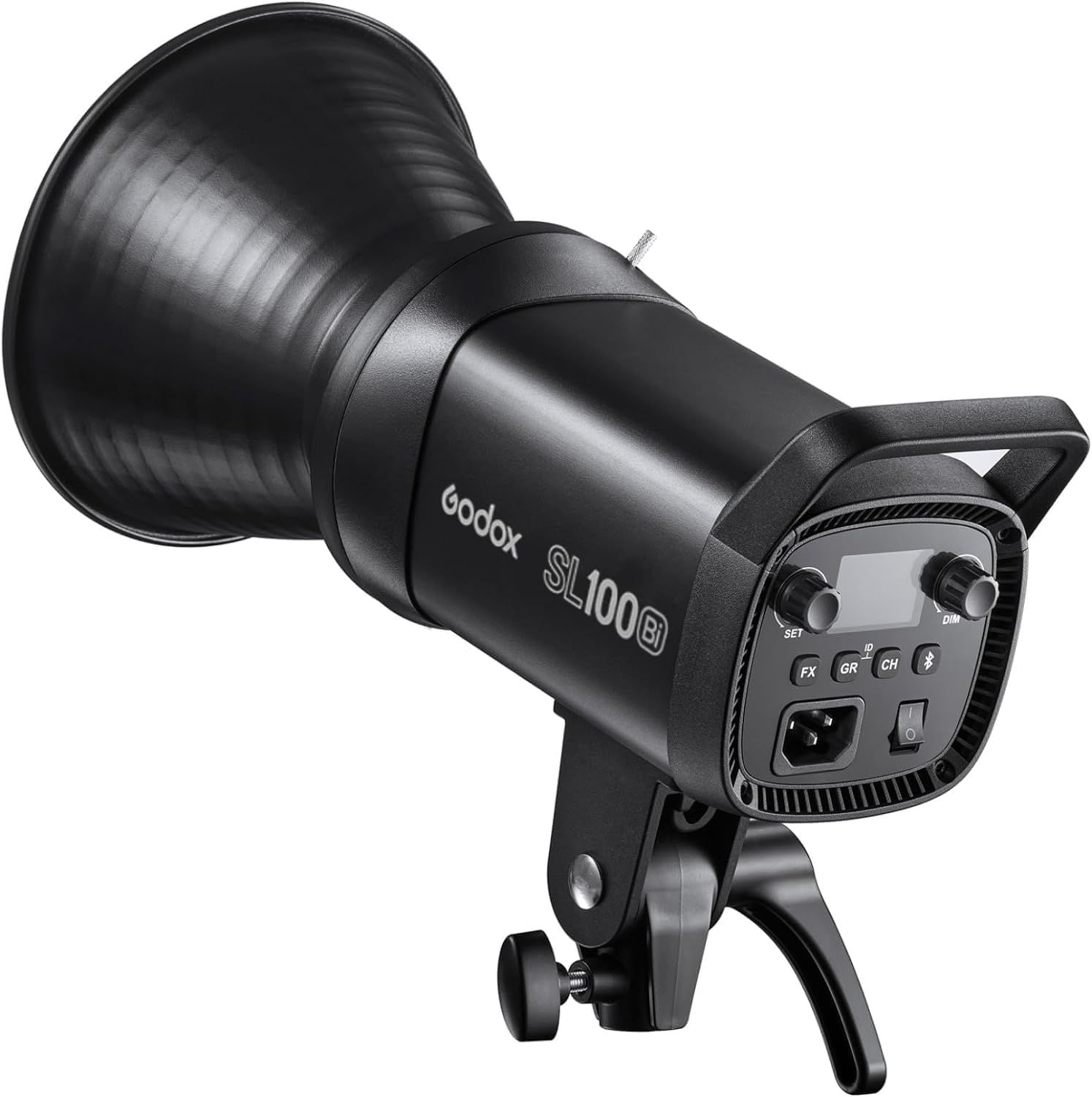 Godox SL100Bi 100W Bi-Color LED Video Light, 32100Lux@1M with APP Control, 2800K-6500K CRI/TLCI 96+/97+ Studio Light, 11 FX Effects Studio LED Continuous Video Light Bowens Mount
