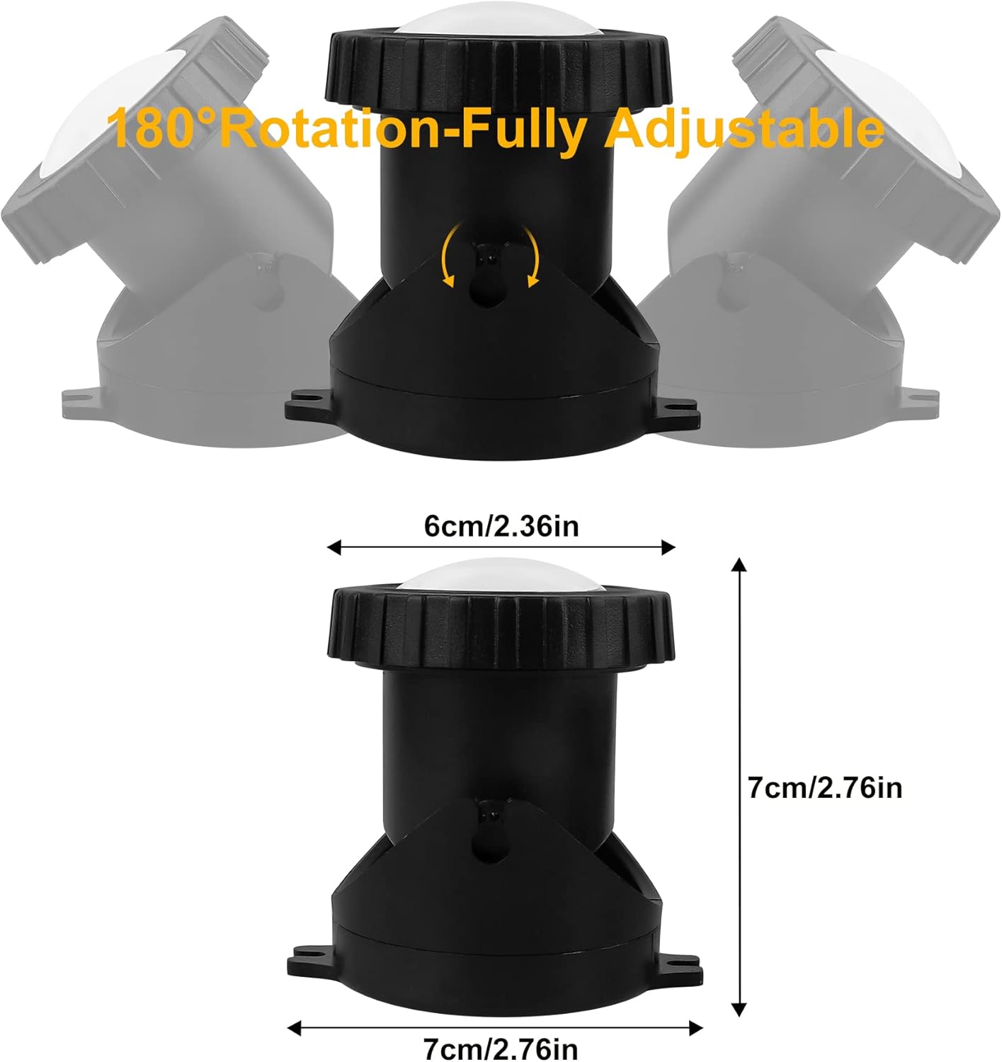 RGB Pond Lights with Timer, LED Underwater Submersible Colorful Landscape Spotlights, 98ft Remote Control IP68 Waterproof Fountain Lights for Fish Aquarium Tank Garden Yard Pool (Set of 3)