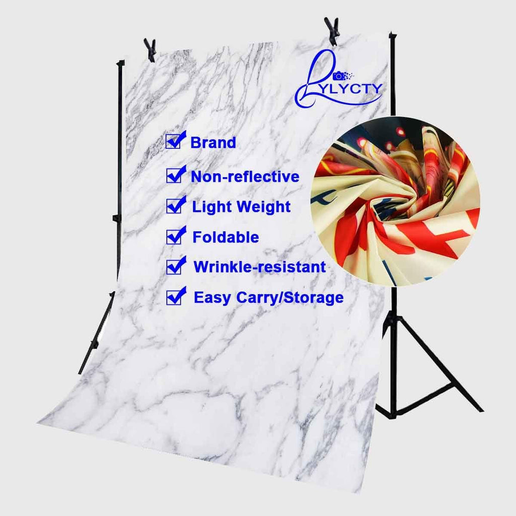 5X7ft Customized Backdrop Marble Texture Pattern Studio Photography Backdrop Props LYGE614