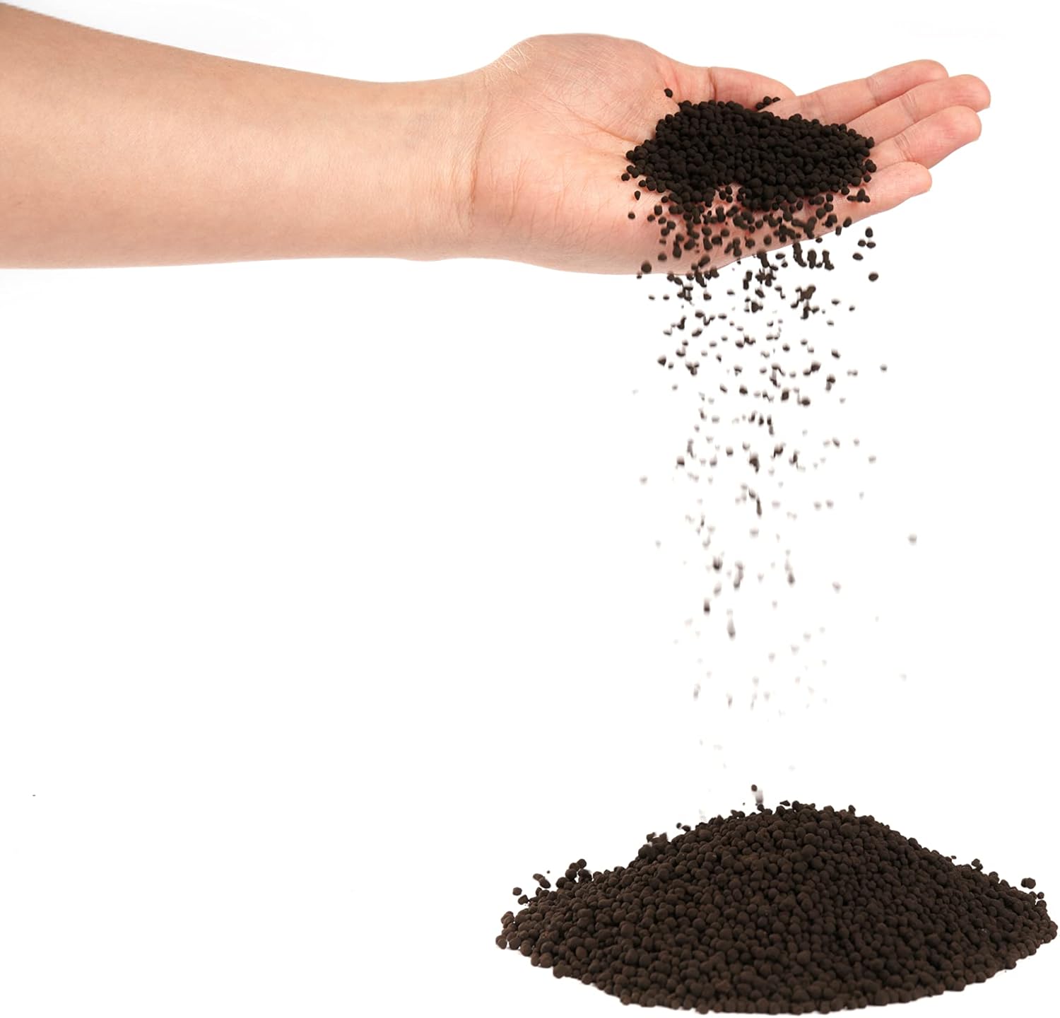 LANDEN THRIVA Natural Soil Substrate for Natural Planted Aquarium, Plant or Shrimp Stratum, Clay Gravel and Stable Porous Substrate for Freshwater Aquarium, Rainforest Black 5L(10lbs),Small Size