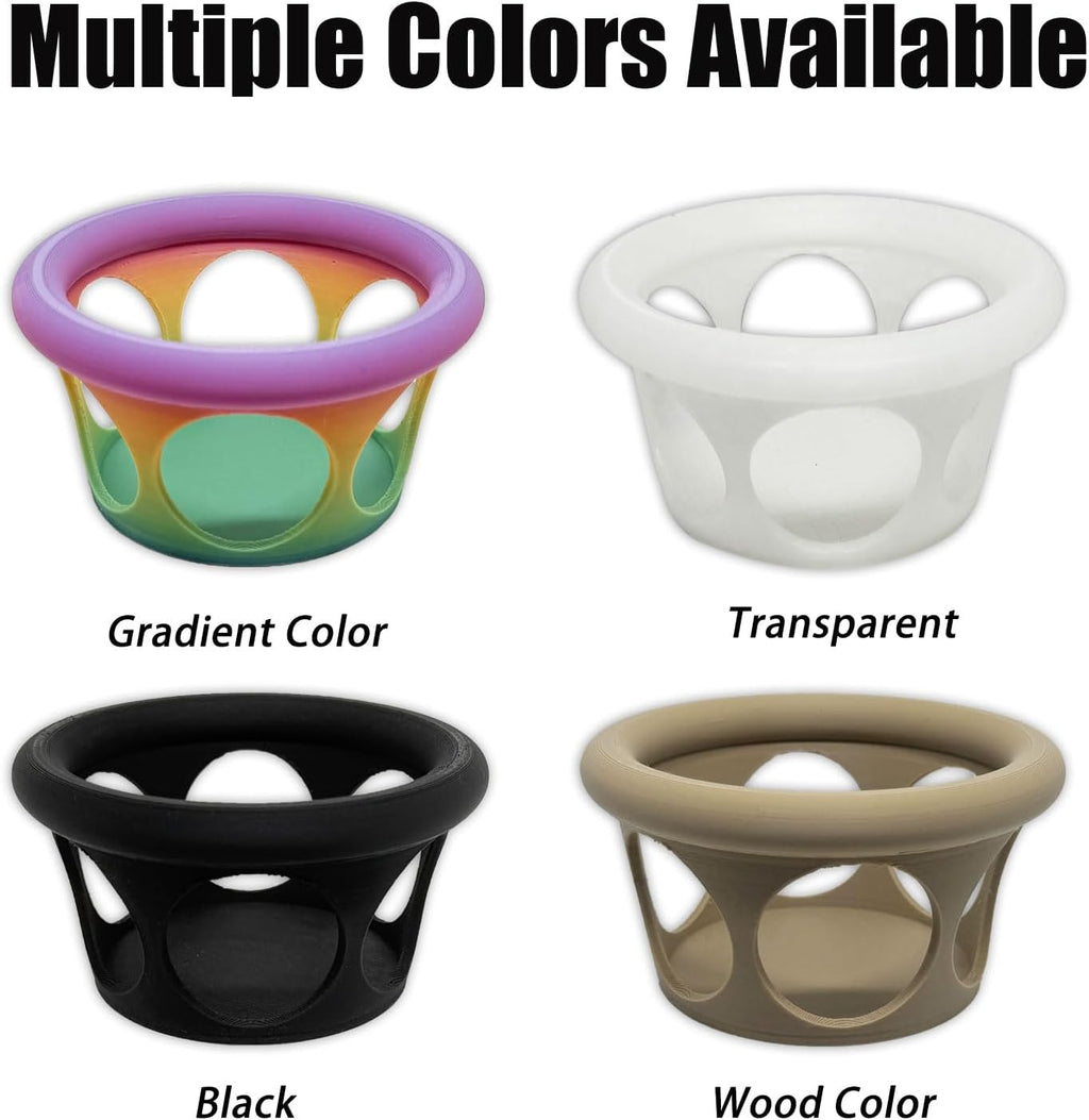 Floating Betta Fish Hideaway, Aquarium Suspended Resting Spot, Feeder for Small Fish and Shrimp, 3D Printed, Decorative Floating Cave Accessory for Aquariums. (Color)