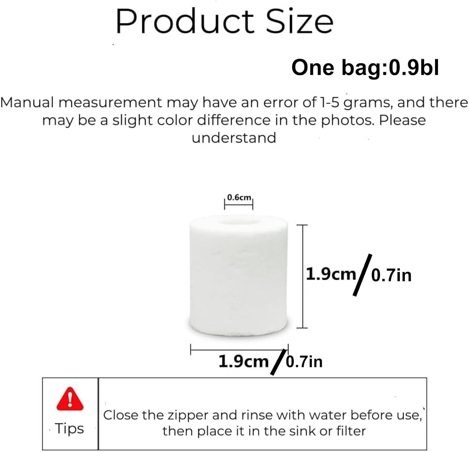 Aquarium Ceramic Ring Bio Ceramic Media Ring for Aquarium Filter Replacement Biological Material Remover for Aquarium Fish Tank Pond Filter