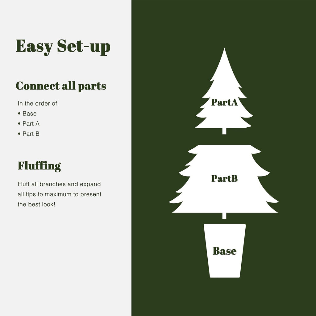 LuxenHome 4FT Small Christmas Tree, Battery Operated Potted Christmas Trees with 70 Warm White LED Lights, Slim Xmas Tree with Red Berries and Metal Pot for Entryway, Livingroom Holiday Display