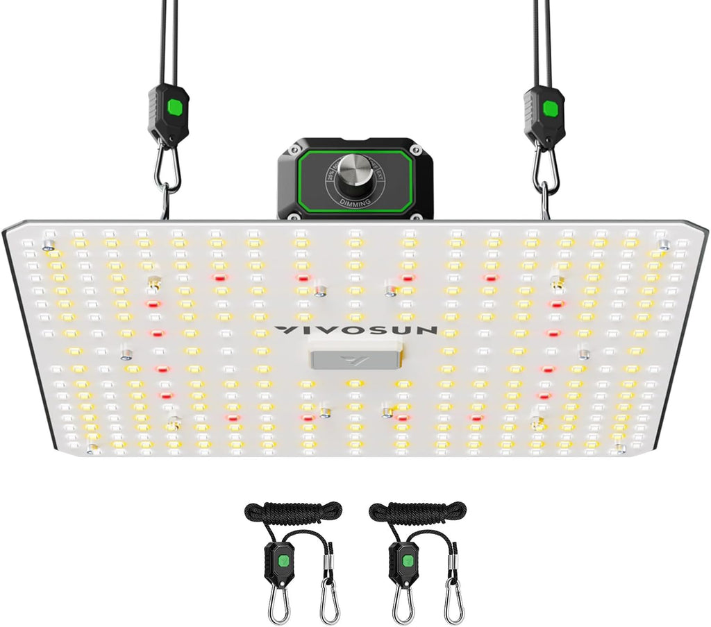 VIVOSUN VS1000 LED Grow Light with Full Spectrum Diodes & Sosen Driver Dimmable Lights Sunlike for Indoor Plants Seedling Veg and Bloom Lamps for 2x2/2x4 Tent