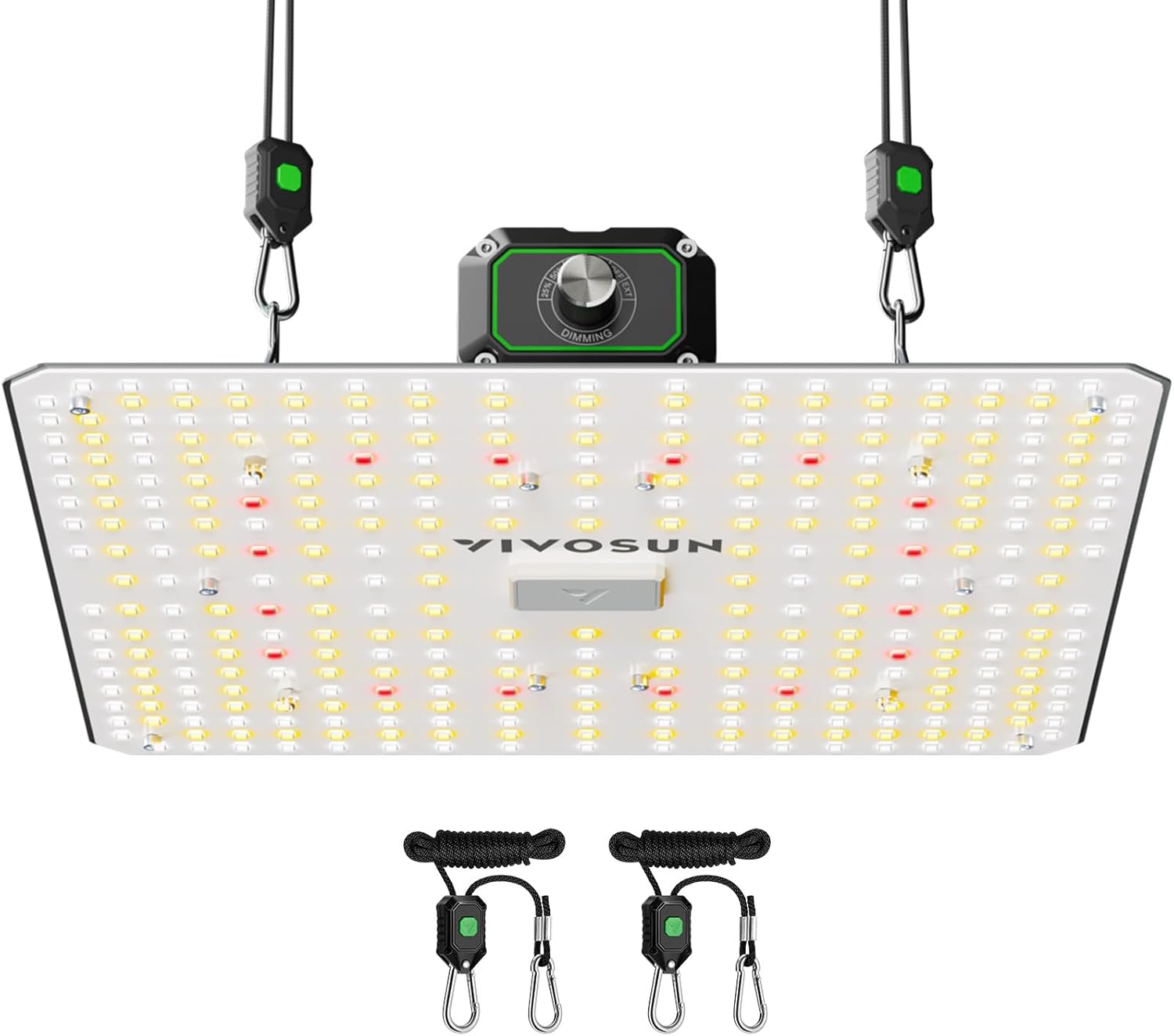 VIVOSUN VS1000 LED Grow Light with Full Spectrum Diodes & Sosen Driver Dimmable Lights Sunlike for Indoor Plants Seedling Veg and Bloom Lamps for 2x2/2x4 Tent