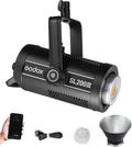 Godox SL200III Daylight LED Video Light, 200W 95600Lux @1M CRI 96+TLCI 97+ Bowens Mount LED Continuous Light, Professional Studio Light with 8 FX Effects&Silent Mode