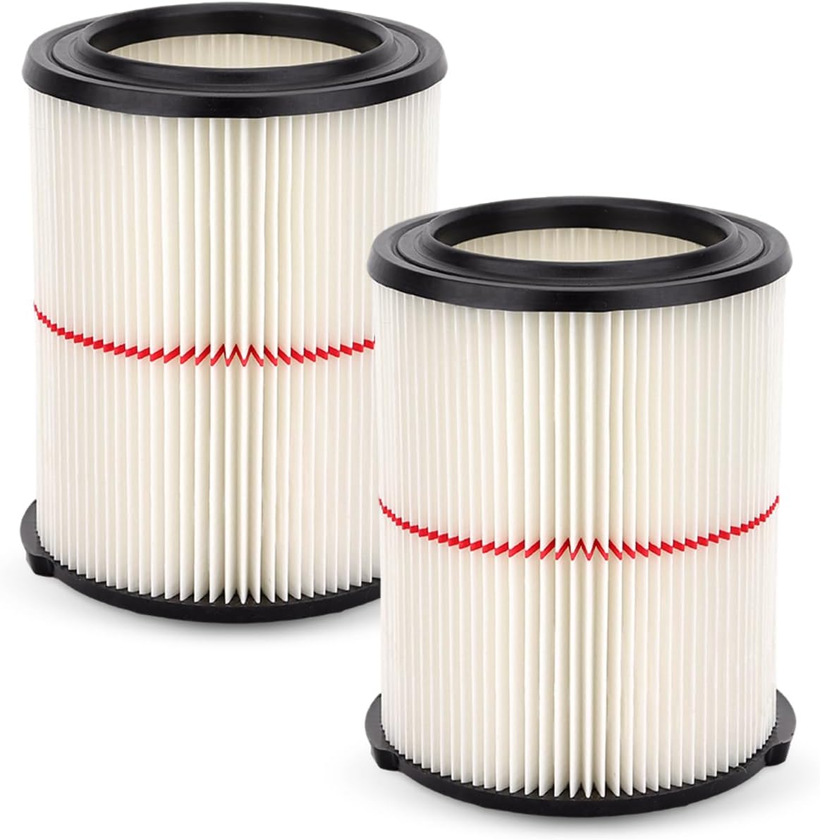 38754 Replacement Vacuum Filter Compatible with Craftsman CMXZVBE38754 Wet/Dry Vac Filter for 5 to 20 Gallon shop vacuums, General Purpose Dust Filter(9-38754)