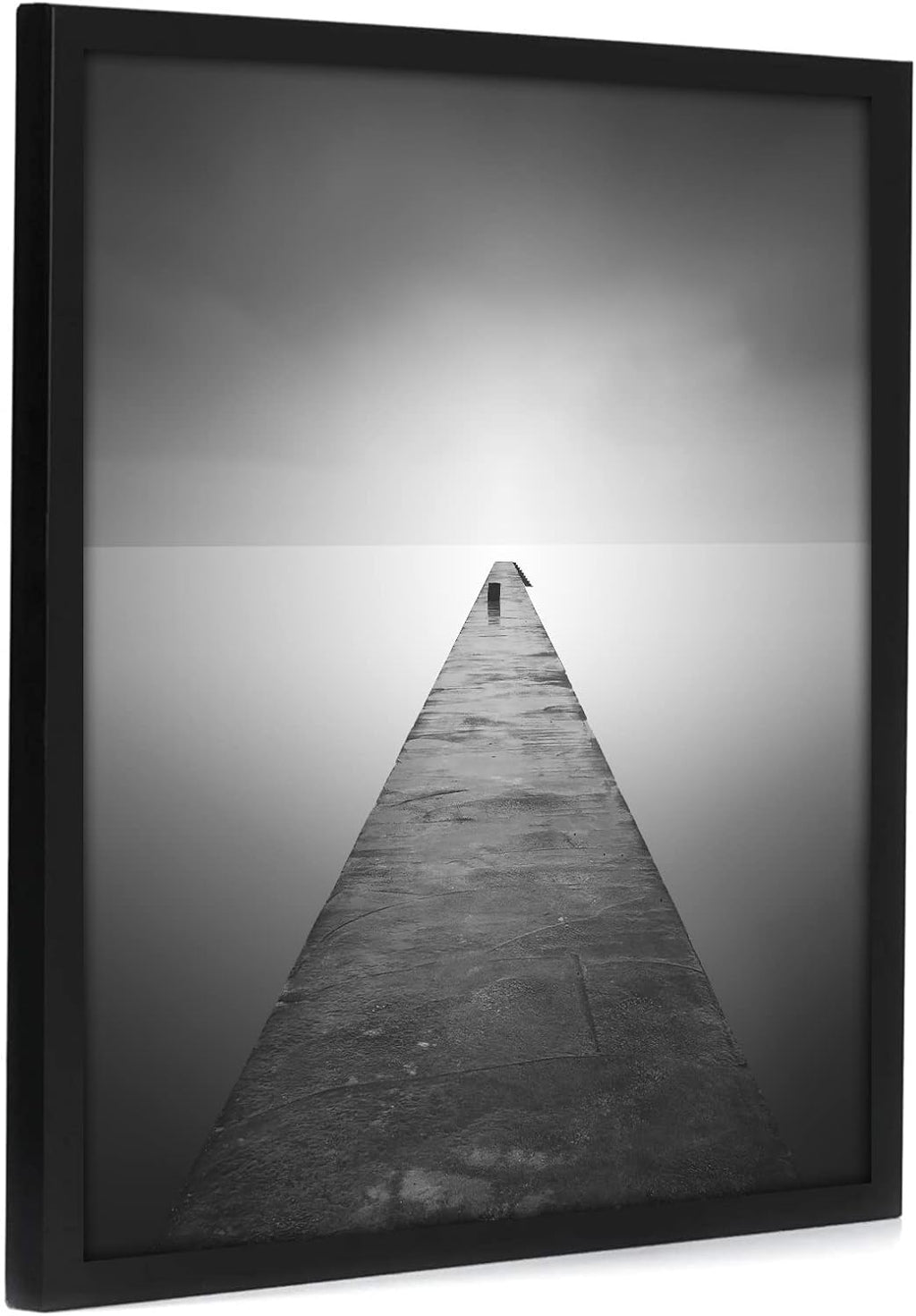 Americanflat 30x30 Picture Frame with Polished Plexiglass - Epic Collection - Square Picture Frame with Engineered Wood - Wide Photo Frames for Wall display - Black