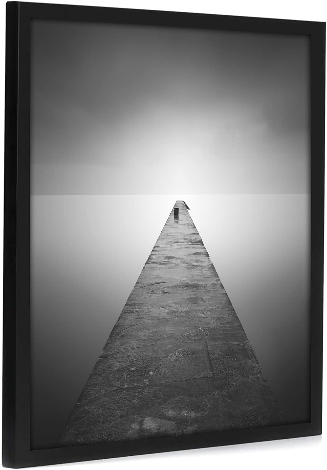Americanflat 30x30 Picture Frame with Polished Plexiglass - Epic Collection - Square Picture Frame with Engineered Wood - Wide Photo Frames for Wall display - Black