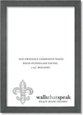 wallsthatspeak 11x12 Slate Gray Picture Frame for Puzzles Posters Photos or Artwork