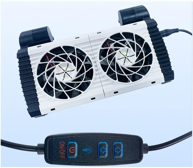 LONDAFISH Aquarium Chillers Aquarium Fan Fish Tank Cooling Fan System for Salt Fresh Water