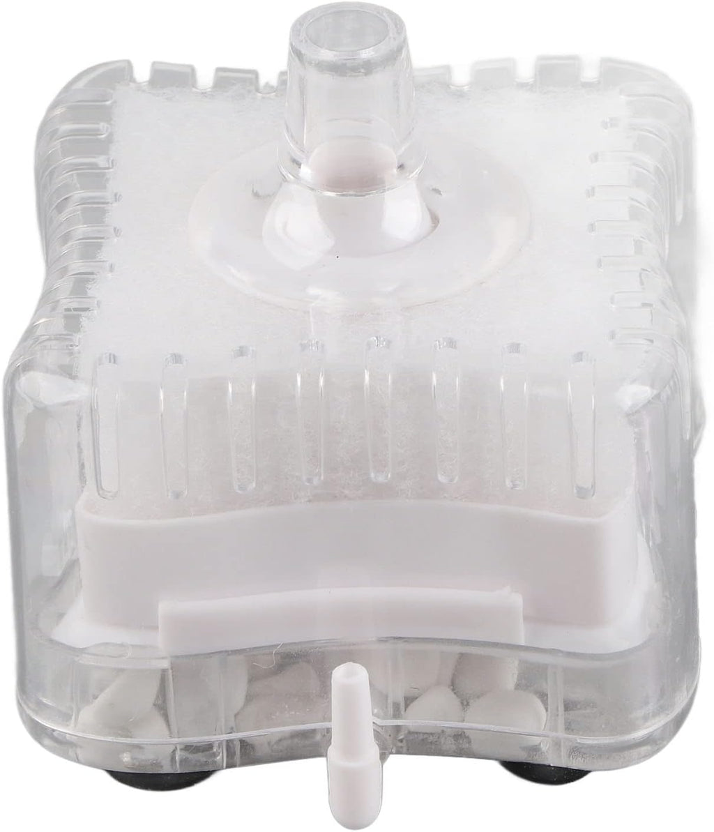 Yctze Mini Aquarium Filter with Pneumatic Biochemical Activated Carbon System - Ideal for Small Fish Tanks